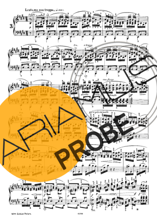 Chopin Étude 3 Op. 10 score for Klavier