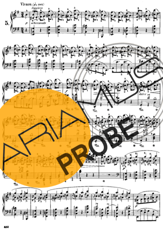 Chopin Étude 5 Op. 25 score for Klavier
