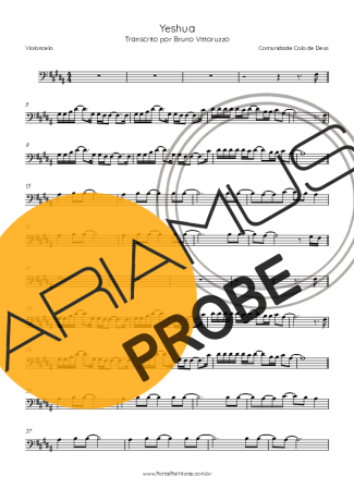 Comunidade Colo de Deus Yeshua Partituren für Cello