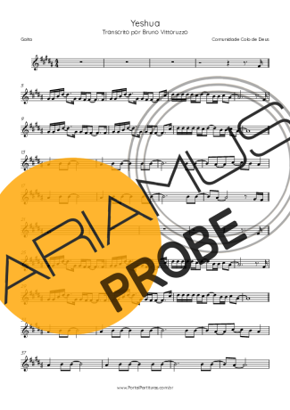 Comunidade Colo de Deus Yeshua Partituren für Mundharmonica