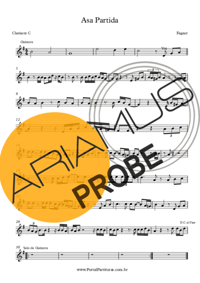 Fagner Asa Partida score for Klarinette (C)