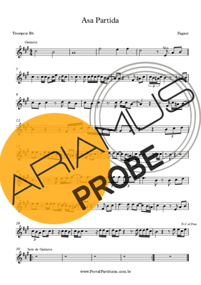 Fagner Asa Partida score for Trompete
