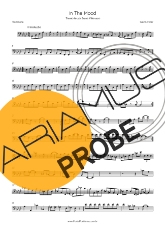 Glenn Miller In The Mood score for Posaune