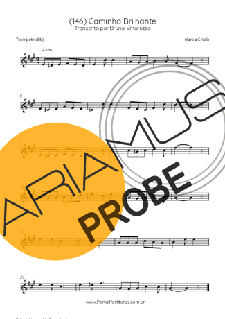 Harpa Cristã (146) Caminho Brilhante score for Trompete