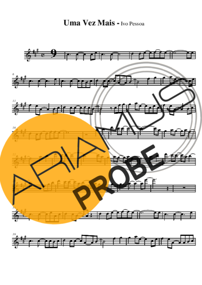 Ivo Pessoa Uma Vez Mais (Novela Alma Gêmea) score for Alt-Saxophon
