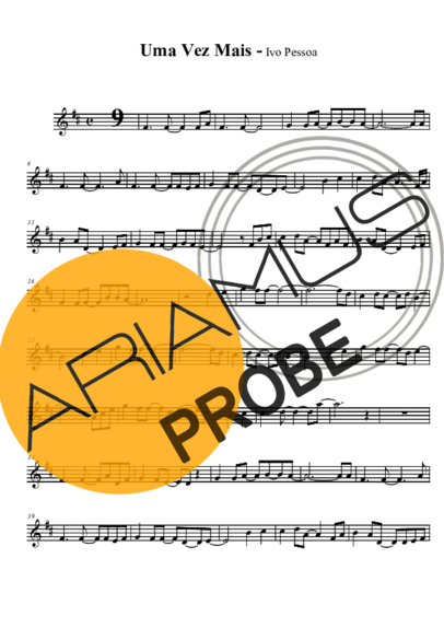 Ivo Pessoa Uma Vez Mais (Novela Alma Gêmea) score for Tenor-Saxophon Sopran (Bb)