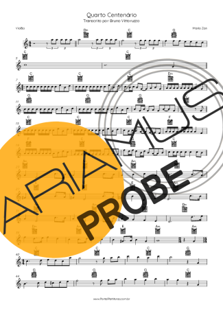 Mario Zan Quarto Centenário Partituren für Akustische Gitarre