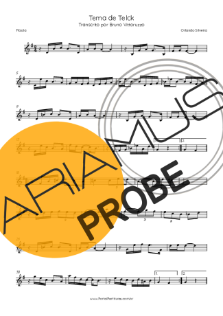 Orlando Silveira Tema De Telck score for Floete