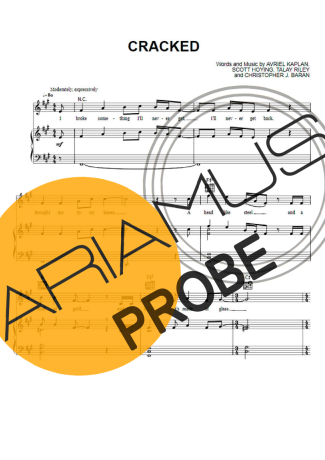 Pentatonix Cracked Partituren für Klavier