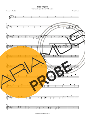 Projeto Sola  score for Alt-Saxophon
