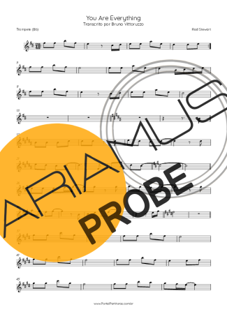 Rod Stewart You Are Everything Partituren für Trompete