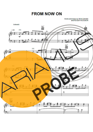 Supertramp From Now On Partituren für Klavier