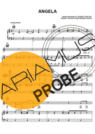 The Lumineers Angela Partituren für Klavier