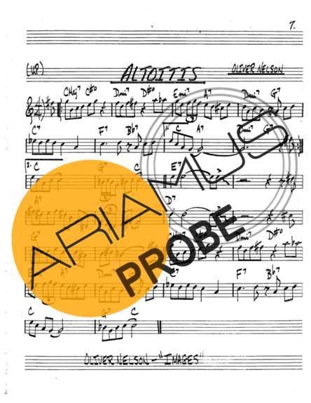 The Real Book of Jazz Altoitis score for Trompete