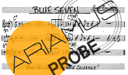 The Real Book of Jazz Blue Seven score for Trompete