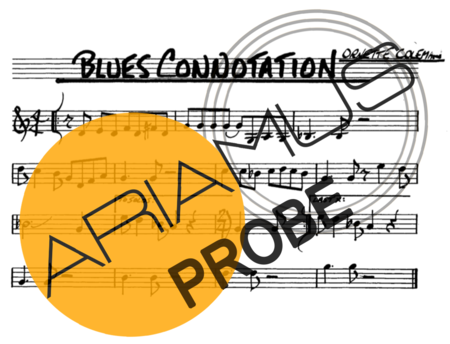 The Real Book of Jazz Blues Connotation score for Alt-Saxophon