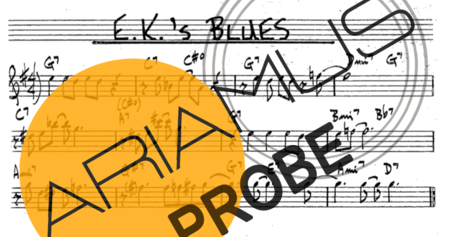 The Real Book of Jazz E.Ks Blues score for Tenor-Saxophon Sopran (Bb)