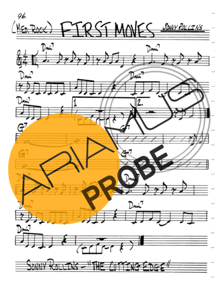 The Real Book of Jazz First Moves score for Keys