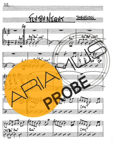The Real Book of Jazz Fly By Night score for Tenor-Saxophon Sopran (Bb)
