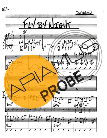 The Real Book of Jazz Fly by Night score for Alt-Saxophon