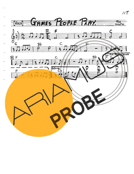 The Real Book of Jazz Games People Play score for Geigen