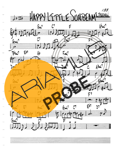 The Real Book of Jazz Happy Little Sunbeam score for Geigen