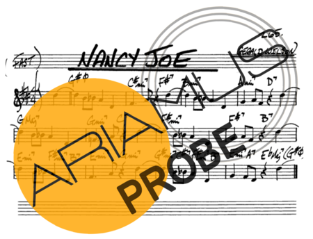 The Real Book of Jazz Nancy Joe score for Alt-Saxophon