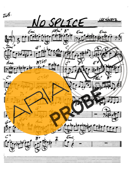 The Real Book of Jazz No Splice score for Alt-Saxophon