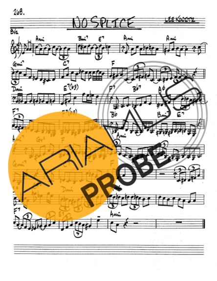 The Real Book of Jazz No Splice score for Trompete