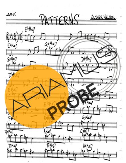 The Real Book of Jazz Patterns score for Keys