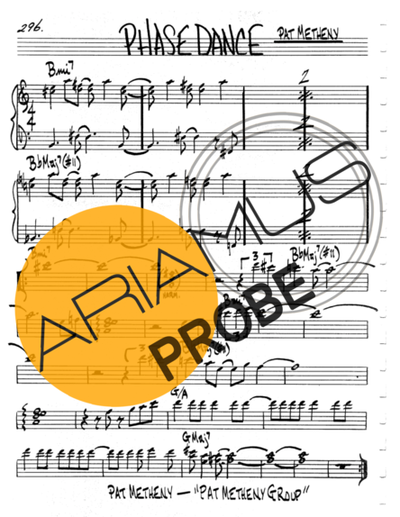 The Real Book of Jazz Phase Dance score for Mundharmonica