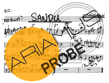 The Real Book of Jazz Sandu score for Alt-Saxophon
