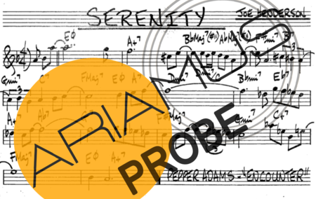 The Real Book of Jazz Serenity score for Trompete