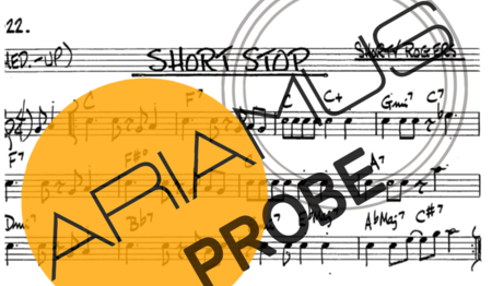 The Real Book of Jazz Short Stop score for Tenor-Saxophon Sopran (Bb)