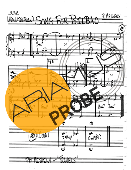 The Real Book of Jazz Song For Bilbao score for Geigen