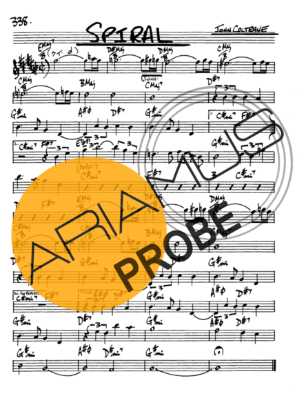 The Real Book of Jazz Spiral score for Alt-Saxophon