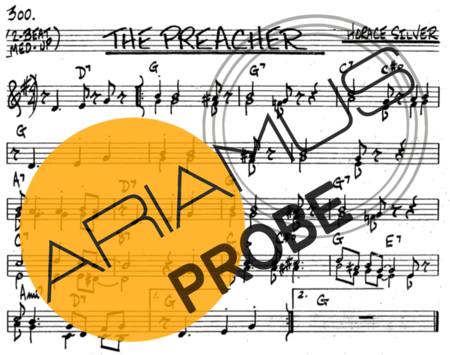The Real Book of Jazz The Preacher score for Tenor-Saxophon Sopran (Bb)