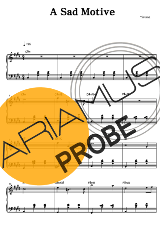Yiruma A Sad Motive Partituren für Klavier