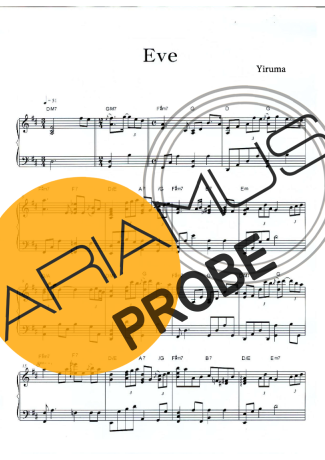 Yiruma Eve score for Klavier